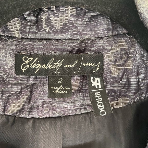 Elizabeth & James Gray Acid Wash Tie Dye Brocade Half Sleeve Blaze - Picture 6 of 9